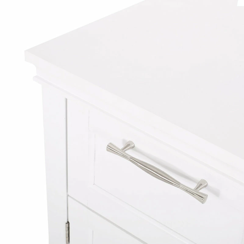 Buy ๐ฏ GDFStudio Meader Bathroom Floor Storage Cabinet With Drawer, White ๐ 8 Buy ๐ฏ GDFStudio Meader Bathroom Floor Storage Cabinet With Drawer, White ๐ - Image 6