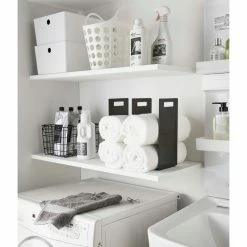 Promo 🔥 Yamazaki Home Towel Storage Organizer, Steel, Black ❤️ -Outlet bathroom Store ae91ab6c025ad67f 2697 w800 h800 b0 p0