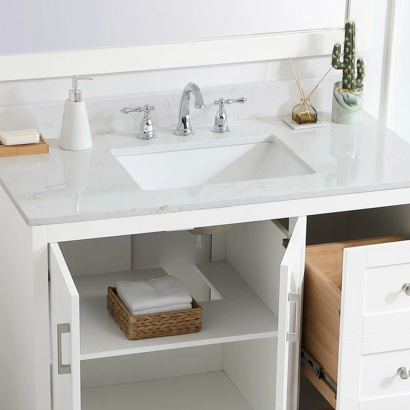 Wholesale ❤️ Elegant Furniture & Lighting 42" Backsplash, Calacatta White ✨ 5 Wholesale ❤️ Elegant Furniture & Lighting 42" Backsplash, Calacatta White ✨ - Image 3