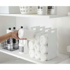 Wholesale ✔️ Yamazaki Home Towel Storage Organizer, Steel, White 😀 -Outlet bathroom Store b361fc42025ad9d9 2668 w800 h800 b0 p0