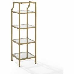 Coupon 😀 Crosley Aimee Short Etagere Soft Gold 😀 -Outlet bathroom Store b41125ff0f73b85e 8537 w800 h800 b1 p0