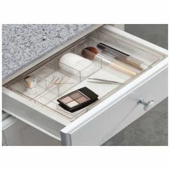 Wholesale ✨ InterDesign Clarity Expandable Drawer Organizer, Clear 👏 -Outlet bathroom Store c521bd8009f05f16 0770 w800 h800 b0 p0