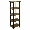 Hot Sale 🔔 Bolton Furniture, Inc. Pomona 48"H Metal And Solid Wood Bath Floor Storage Shelf 👏 -Outlet bathroom Store d0218c1b01f43681 3758 w800 h800 b1 p0