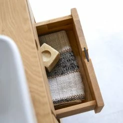 Promo 🛒 Contemporary Oak Single Vanity Unit | Tikamoon Jonàk 🎁 -Outlet bathroom Store d0e1b2ae00776708 4063 w800 h800 b0 p0