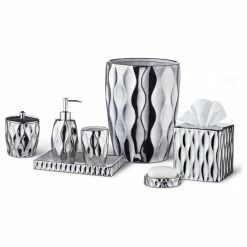Budget ✨ Roselli Trading Company® Silver Wave Amenity Tray 😀 -Outlet bathroom Store d321341d0faab921 7641 w800 h800 b1 p0