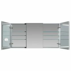 Outlet ⌛ AQUADOM Royale Bathroom Medicine Cabinet 3X Magnifying Mirror 60"x30"x5" 👏 -Outlet bathroom Store d471624601e427ad 9391 w800 h800 b1 p0