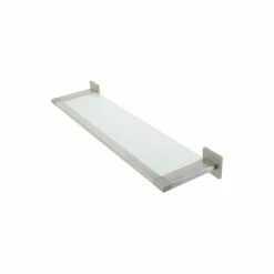 Hot Sale ⌛ Wall-Mounted Glass Vanity Shelf Tiger Items Brushed Stainless Steel 🎉