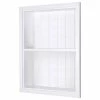 Cheapest 🌟 14"x18" Recessed Sloane Wall Niche By Fox Hollow Furnishings, White, Beadboard B 🤩 -Outlet bathroom Store d8c129430ec6be33 4891 w800 h800 b1 p0