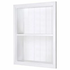 Cheapest 🌟 14"x18" Recessed Sloane Wall Niche By Fox Hollow Furnishings, White, Beadboard B 🤩