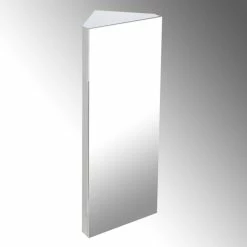 Best Sale 👍 Renovators Supply Manufacturing Corner Wall Mount Medicine Cabinet Stainless Steel Bathroom Cabinet With Mirror ✔️