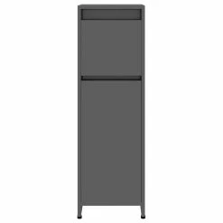 Coupon 🎁 Vida XL LLC VidaXL Bathroom Cabinet High Gloss Gray Engineered Wood Laundry Home Cupboard 🔥 -Outlet bathroom Store d9d1996d01c348ab 9498 w800 h800 b1 p0