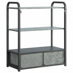 Best reviews of ❤️ 4D Concepts Intek 2 Drawer Metal Bathroom Wall Shelf In Gray 👏 -Outlet bathroom Store e3a192e700b92b42 3698 w800 h800 b1 p0