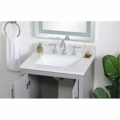 Outlet 🔔 Elegant Furniture & Lighting Backsplash Vanity, Calacatta White 👍 -Outlet bathroom Store e4017704032e3296 0335 w800 h800 b1 p0