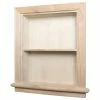 Discount ❤️ Fox Hollow Furnishings 14x18 Aiden Wall Niche, Unfinished Plain Back 😍