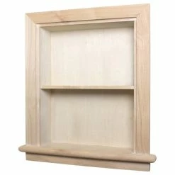 Discount ❤️ Fox Hollow Furnishings 14x18 Aiden Wall Niche, Unfinished Plain Back 😍