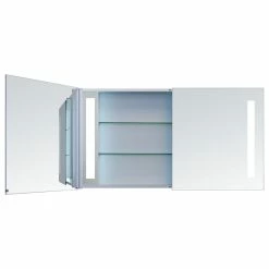 Cheapest 🧨 Innoci-usa Electric LED Mirror Vanity Cabinet Double Door, LED Tubes, 48 X 26 🧨 -Outlet bathroom Store ee61216809fcb5fd 1893 w800 h800 b1 p0