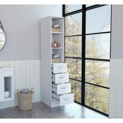 Top 10 💯 FM FURNITURE Preston Linen Cabinet, White 💯 -Outlet bathroom Store fd71f1640351582c 1933 w800 h800 b0 p0