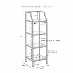 Cheapest ⌛ Crosley Aimee Short Etagere Oil Rubbed Bronze ⭐ 17 Cheapest ⌛ Crosley Aimee Short Etagere Oil Rubbed Bronze ⭐ -Outlet bathroom Store fd91bd9c0f73b8ac 4948 w800 h800 b0 p0