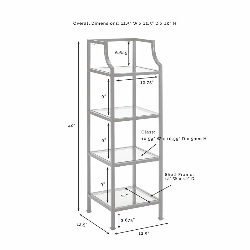Cheapest ⌛ Crosley Aimee Short Etagere Oil Rubbed Bronze ⭐ 8 Cheapest ⌛ Crosley Aimee Short Etagere Oil Rubbed Bronze ⭐ - Image 6