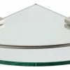 Buy 🔔 Fresca Ottimo Corner Glass Shelf, Brushed Nickel 😍 -Outlet bathroom Store home design 100