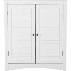 Best Pirce 🤩 Bowery Hill 2 Door Floor Cabinet In White ✔️