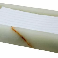 New ⌛ Marble Crafter Mytus Collection Guest Towel Tray, Light Green Onyx 😀