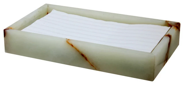 New โ Marble Crafter Mytus Collection Guest Towel Tray, Light Green Onyx ๐ 3 New โ Marble Crafter Mytus Collection Guest Towel Tray, Light Green Onyx ๐