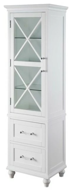 Best deal 😍 Bowery Hill Linen Tower In White 🎉