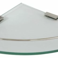 Top 10 😀 Ucore Inc. Ucore 10" Corner Bathroom Glass Shelf With Railing 😉