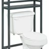 Wholesale 🎉 New Ridge Home Goods Dunnsville 2-Tier Space Saver, Graphite 🧨 -Outlet bathroom Store home design 38
