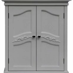 New 👏 Atlin Designs 2-Door Wall Cabinet In White ⌛