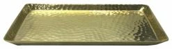 Cheapest 🛒 TATARA Nu Steel Gold 🔨 Hammered Vanity Tray 🔥